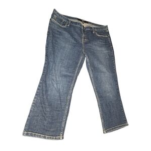 Mossimo Classic Blue Women's Premium Denim Capri